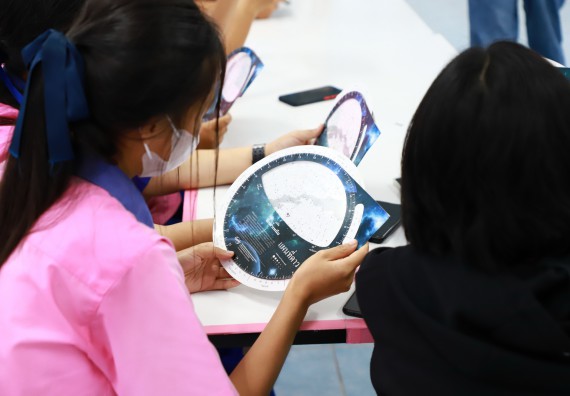 ภาพกิจกรรม   คณะวิทยาศาสตร์และเทคโนโลยี จัดกิจกรรมค่ายวิทยาศาสตร์สัญจร ปีการศึกษา 2565  โรงเรียนวังตะเคียนประชานุสรณ์