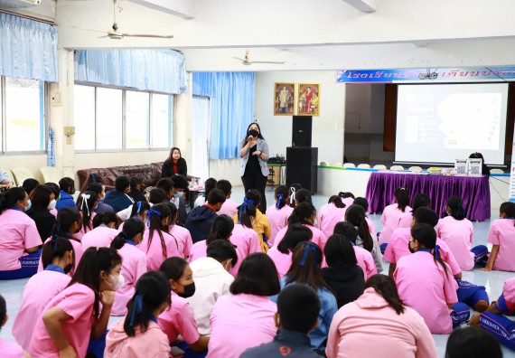 ภาพกิจกรรม   คณะวิทยาศาสตร์และเทคโนโลยี จัดกิจกรรมค่ายวิทยาศาสตร์สัญจร ปีการศึกษา 2565  โรงเรียนวังตะเคียนประชานุสรณ์