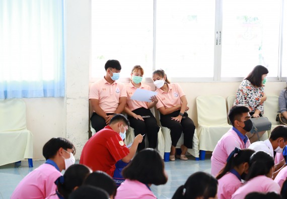 ภาพกิจกรรม   คณะวิทยาศาสตร์และเทคโนโลยี จัดกิจกรรมค่ายวิทยาศาสตร์สัญจร ปีการศึกษา 2565  โรงเรียนวังตะเคียนประชานุสรณ์