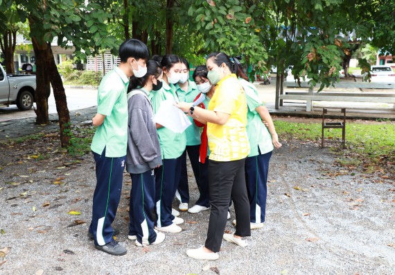 ภาพกิจกรรม  คณะวิทยาศาสตร์และเทคโนโลยี จัดกิจกรรมค่ายวิทยาศาสตร์สัญจร ปีการศึกษา 2565  โรงเรียนโค้งไผ่วิทยา