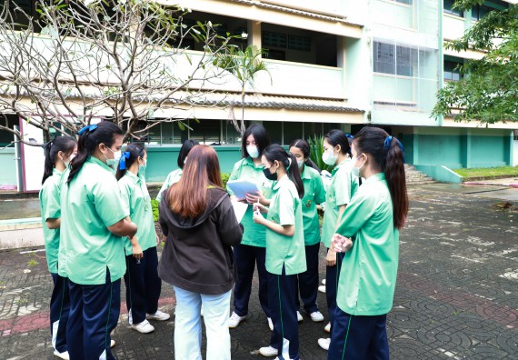 ภาพกิจกรรม  คณะวิทยาศาสตร์และเทคโนโลยี จัดกิจกรรมค่ายวิทยาศาสตร์สัญจร ปีการศึกษา 2565  โรงเรียนโค้งไผ่วิทยา