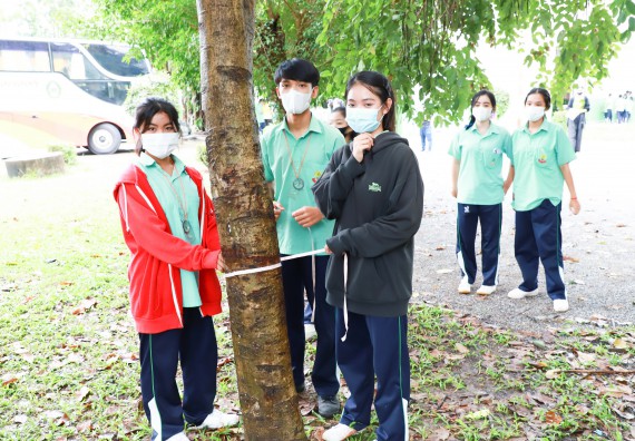 ภาพกิจกรรม  คณะวิทยาศาสตร์และเทคโนโลยี จัดกิจกรรมค่ายวิทยาศาสตร์สัญจร ปีการศึกษา 2565  โรงเรียนโค้งไผ่วิทยา