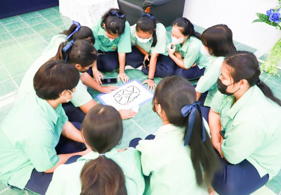 ภาพกิจกรรม  คณะวิทยาศาสตร์และเทคโนโลยี จัดกิจกรรมค่ายวิทยาศาสตร์สัญจร ปีการศึกษา 2565  โรงเรียนโค้งไผ่วิทยา