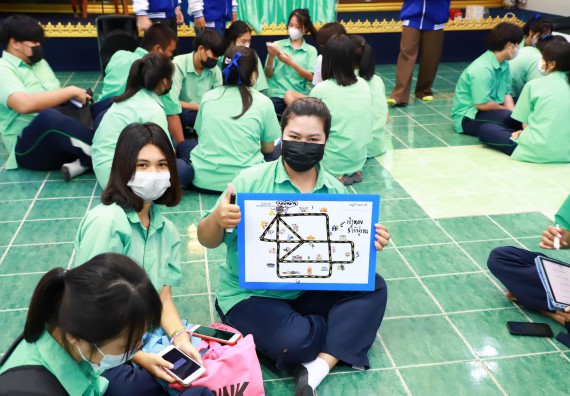 ภาพกิจกรรม  คณะวิทยาศาสตร์และเทคโนโลยี จัดกิจกรรมค่ายวิทยาศาสตร์สัญจร ปีการศึกษา 2565  โรงเรียนโค้งไผ่วิทยา