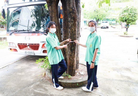 ภาพกิจกรรม  คณะวิทยาศาสตร์และเทคโนโลยี จัดกิจกรรมค่ายวิทยาศาสตร์สัญจร ปีการศึกษา 2565  โรงเรียนโค้งไผ่วิทยา