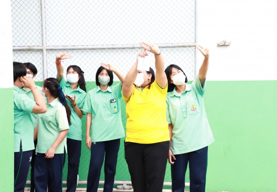 ภาพกิจกรรม  คณะวิทยาศาสตร์และเทคโนโลยี จัดกิจกรรมค่ายวิทยาศาสตร์สัญจร ปีการศึกษา 2565  โรงเรียนโค้งไผ่วิทยา