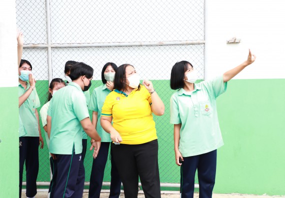 ภาพกิจกรรม  คณะวิทยาศาสตร์และเทคโนโลยี จัดกิจกรรมค่ายวิทยาศาสตร์สัญจร ปีการศึกษา 2565  โรงเรียนโค้งไผ่วิทยา