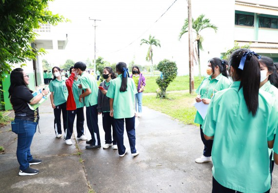 ภาพกิจกรรม  คณะวิทยาศาสตร์และเทคโนโลยี จัดกิจกรรมค่ายวิทยาศาสตร์สัญจร ปีการศึกษา 2565  โรงเรียนโค้งไผ่วิทยา