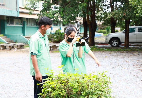 ภาพกิจกรรม  คณะวิทยาศาสตร์และเทคโนโลยี จัดกิจกรรมค่ายวิทยาศาสตร์สัญจร ปีการศึกษา 2565  โรงเรียนโค้งไผ่วิทยา