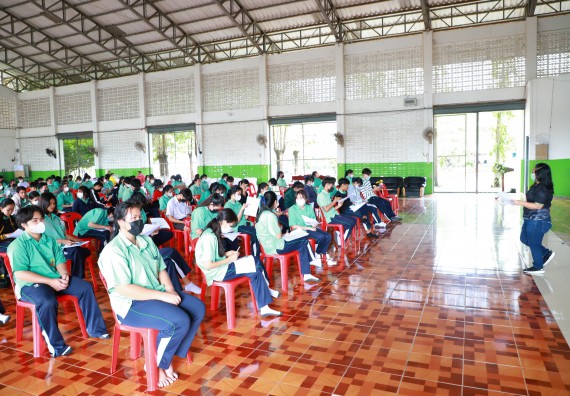 ภาพกิจกรรม  คณะวิทยาศาสตร์และเทคโนโลยี จัดกิจกรรมค่ายวิทยาศาสตร์สัญจร ปีการศึกษา 2565  โรงเรียนโค้งไผ่วิทยา