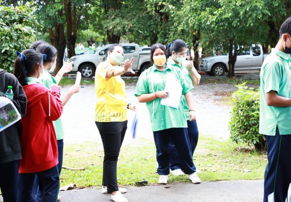 ภาพกิจกรรม  คณะวิทยาศาสตร์และเทคโนโลยี จัดกิจกรรมค่ายวิทยาศาสตร์สัญจร ปีการศึกษา 2565  โรงเรียนโค้งไผ่วิทยา