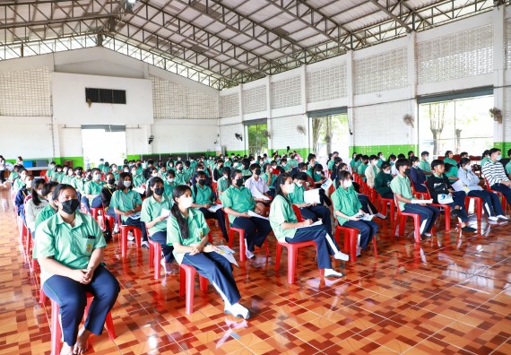 ภาพกิจกรรม  คณะวิทยาศาสตร์และเทคโนโลยี จัดกิจกรรมค่ายวิทยาศาสตร์สัญจร ปีการศึกษา 2565  โรงเรียนโค้งไผ่วิทยา