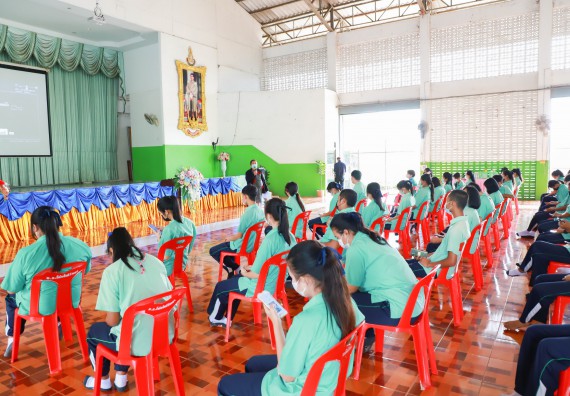 ภาพกิจกรรม  คณะวิทยาศาสตร์และเทคโนโลยี จัดกิจกรรมค่ายวิทยาศาสตร์สัญจร ปีการศึกษา 2565  โรงเรียนโค้งไผ่วิทยา