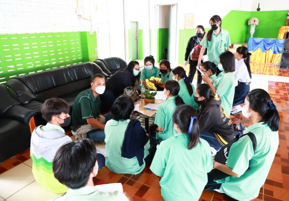 ภาพกิจกรรม  คณะวิทยาศาสตร์และเทคโนโลยี จัดกิจกรรมค่ายวิทยาศาสตร์สัญจร ปีการศึกษา 2565  โรงเรียนโค้งไผ่วิทยา