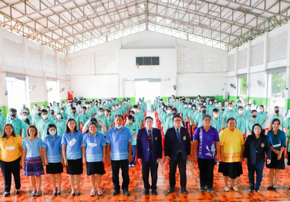 ภาพกิจกรรม  คณะวิทยาศาสตร์และเทคโนโลยี จัดกิจกรรมค่ายวิทยาศาสตร์สัญจร ปีการศึกษา 2565  โรงเรียนโค้งไผ่วิทยา