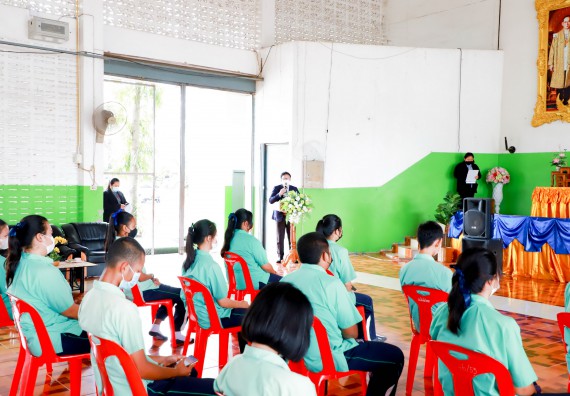 ภาพกิจกรรม  คณะวิทยาศาสตร์และเทคโนโลยี จัดกิจกรรมค่ายวิทยาศาสตร์สัญจร ปีการศึกษา 2565  โรงเรียนโค้งไผ่วิทยา