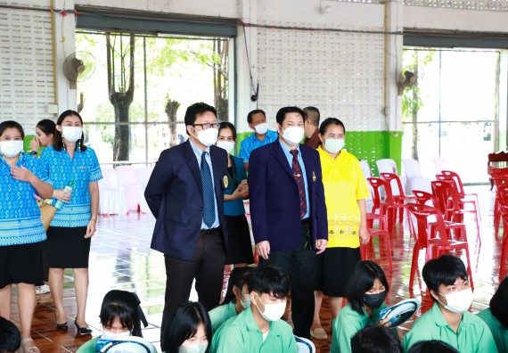 ภาพกิจกรรม  คณะวิทยาศาสตร์และเทคโนโลยี จัดกิจกรรมค่ายวิทยาศาสตร์สัญจร ปีการศึกษา 2565  โรงเรียนโค้งไผ่วิทยา