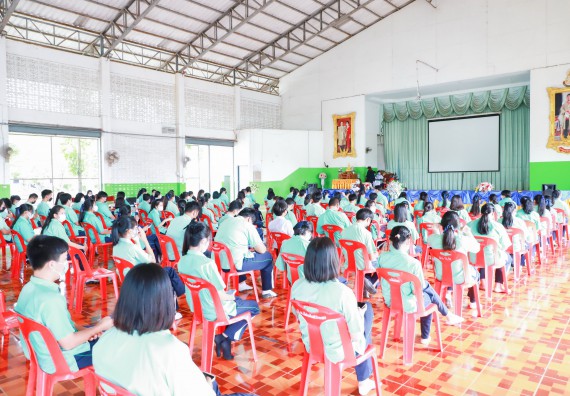 ภาพกิจกรรม  คณะวิทยาศาสตร์และเทคโนโลยี จัดกิจกรรมค่ายวิทยาศาสตร์สัญจร ปีการศึกษา 2565  โรงเรียนโค้งไผ่วิทยา