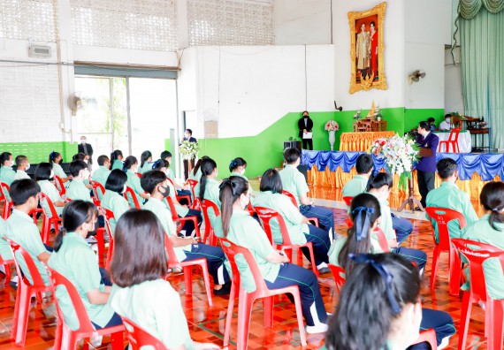 ภาพกิจกรรม  คณะวิทยาศาสตร์และเทคโนโลยี จัดกิจกรรมค่ายวิทยาศาสตร์สัญจร ปีการศึกษา 2565  โรงเรียนโค้งไผ่วิทยา