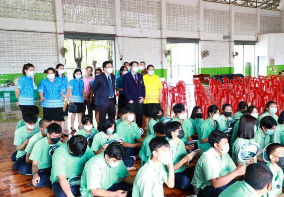 ภาพกิจกรรม  คณะวิทยาศาสตร์และเทคโนโลยี จัดกิจกรรมค่ายวิทยาศาสตร์สัญจร ปีการศึกษา 2565  โรงเรียนโค้งไผ่วิทยา