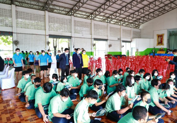 ภาพกิจกรรม  คณะวิทยาศาสตร์และเทคโนโลยี จัดกิจกรรมค่ายวิทยาศาสตร์สัญจร ปีการศึกษา 2565  โรงเรียนโค้งไผ่วิทยา