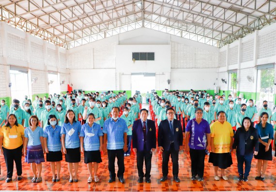 ภาพกิจกรรม  คณะวิทยาศาสตร์และเทคโนโลยี จัดกิจกรรมค่ายวิทยาศาสตร์สัญจร ปีการศึกษา 2565  โรงเรียนโค้งไผ่วิทยา