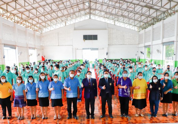 ภาพกิจกรรม  คณะวิทยาศาสตร์และเทคโนโลยี จัดกิจกรรมค่ายวิทยาศาสตร์สัญจร ปีการศึกษา 2565  โรงเรียนโค้งไผ่วิทยา