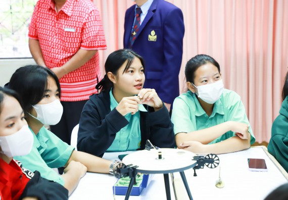 ภาพกิจกรรม  คณะวิทยาศาสตร์และเทคโนโลยี จัดกิจกรรมค่ายวิทยาศาสตร์สัญจร ปีการศึกษา 2565  โรงเรียนโค้งไผ่วิทยา