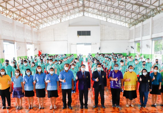 ภาพกิจกรรม  คณะวิทยาศาสตร์และเทคโนโลยี จัดกิจกรรมค่ายวิทยาศาสตร์สัญจร ปีการศึกษา 2565  โรงเรียนโค้งไผ่วิทยา