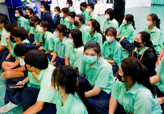 ภาพกิจกรรม  คณะวิทยาศาสตร์และเทคโนโลยี จัดกิจกรรมค่ายวิทยาศาสตร์สัญจร ปีการศึกษา 2565  โรงเรียนโค้งไผ่วิทยา