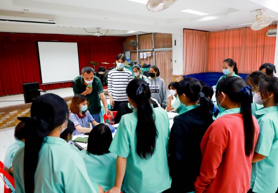 ภาพกิจกรรม  คณะวิทยาศาสตร์และเทคโนโลยี จัดกิจกรรมค่ายวิทยาศาสตร์สัญจร ปีการศึกษา 2565  โรงเรียนโค้งไผ่วิทยา