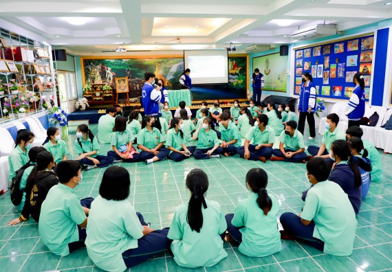 ภาพกิจกรรม  คณะวิทยาศาสตร์และเทคโนโลยี จัดกิจกรรมค่ายวิทยาศาสตร์สัญจร ปีการศึกษา 2565  โรงเรียนโค้งไผ่วิทยา