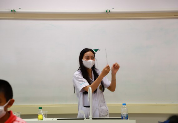 ภาพกิจกรรม โครงการฝึกทักษะเพื่อพัฒนาอัจฉริยะภาพวิทยาศาสตร์ กิจกรรมค่ายวิทยาศาสตร์รุ่นจิ๋ว ห้องเรียนพิเศษคณิตศาสตร์ และวิทยาศาสตร์ (MSP)