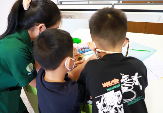 ภาพกิจกรรม โครงการฝึกทักษะเพื่อพัฒนาอัจฉริยะภาพวิทยาศาสตร์ กิจกรรมค่ายวิทยาศาสตร์รุ่นจิ๋ว ห้องเรียนพิเศษคณิตศาสตร์ และวิทยาศาสตร์ (MSP)