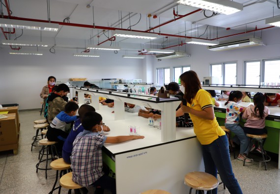 ภาพกิจกรรม โครงการฝึกทักษะเพื่อพัฒนาอัจฉริยะภาพวิทยาศาสตร์ กิจกรรมค่ายวิทยาศาสตร์รุ่นจิ๋ว ห้องเรียนพิเศษคณิตศาสตร์ และวิทยาศาสตร์ (MSP)