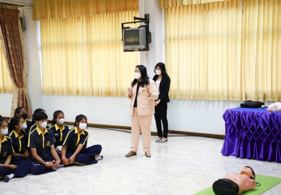 ภาพกิจกรรม  คณะวิทยาศาสตร์และเทคโนโลยี จัดกิจกรรมค่ายวิทยาศาสตร์สัญจร ปีการศึกษา 2565  โรงเรียนเรืองวิทย์พิทยาคม