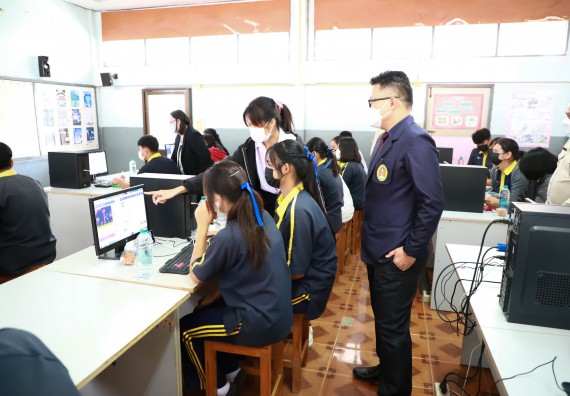 ภาพกิจกรรม  คณะวิทยาศาสตร์และเทคโนโลยี จัดกิจกรรมค่ายวิทยาศาสตร์สัญจร ปีการศึกษา 2565  โรงเรียนเรืองวิทย์พิทยาคม