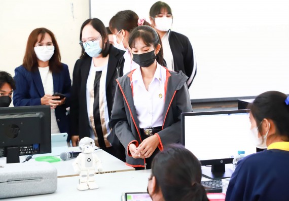 ภาพกิจกรรม  คณะวิทยาศาสตร์และเทคโนโลยี จัดกิจกรรมค่ายวิทยาศาสตร์สัญจร ปีการศึกษา 2565  โรงเรียนเรืองวิทย์พิทยาคม