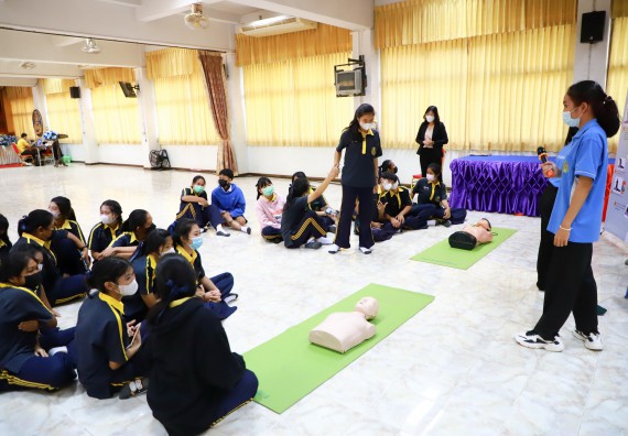 ภาพกิจกรรม  คณะวิทยาศาสตร์และเทคโนโลยี จัดกิจกรรมค่ายวิทยาศาสตร์สัญจร ปีการศึกษา 2565  โรงเรียนเรืองวิทย์พิทยาคม