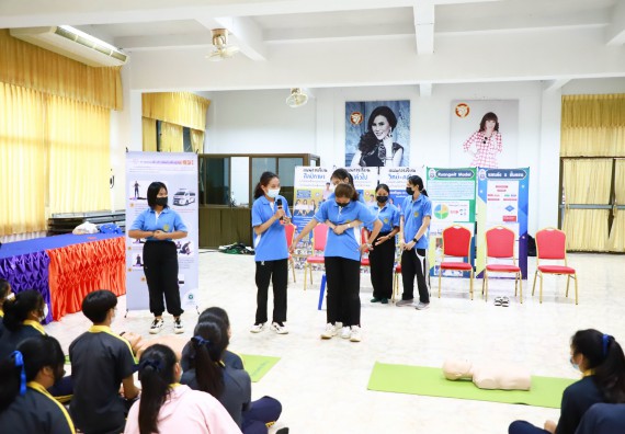 ภาพกิจกรรม  คณะวิทยาศาสตร์และเทคโนโลยี จัดกิจกรรมค่ายวิทยาศาสตร์สัญจร ปีการศึกษา 2565  โรงเรียนเรืองวิทย์พิทยาคม