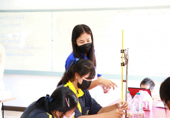 ภาพกิจกรรม  คณะวิทยาศาสตร์และเทคโนโลยี จัดกิจกรรมค่ายวิทยาศาสตร์สัญจร ปีการศึกษา 2565  โรงเรียนเรืองวิทย์พิทยาคม