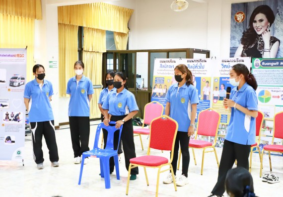 ภาพกิจกรรม  คณะวิทยาศาสตร์และเทคโนโลยี จัดกิจกรรมค่ายวิทยาศาสตร์สัญจร ปีการศึกษา 2565  โรงเรียนเรืองวิทย์พิทยาคม