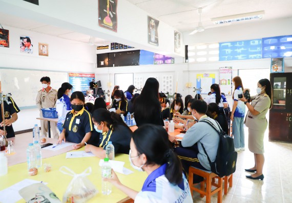 ภาพกิจกรรม  คณะวิทยาศาสตร์และเทคโนโลยี จัดกิจกรรมค่ายวิทยาศาสตร์สัญจร ปีการศึกษา 2565  โรงเรียนเรืองวิทย์พิทยาคม