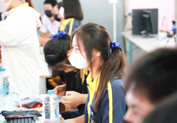 ภาพกิจกรรม  คณะวิทยาศาสตร์และเทคโนโลยี จัดกิจกรรมค่ายวิทยาศาสตร์สัญจร ปีการศึกษา 2565  โรงเรียนเรืองวิทย์พิทยาคม