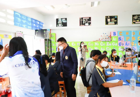 ภาพกิจกรรม  คณะวิทยาศาสตร์และเทคโนโลยี จัดกิจกรรมค่ายวิทยาศาสตร์สัญจร ปีการศึกษา 2565  โรงเรียนเรืองวิทย์พิทยาคม