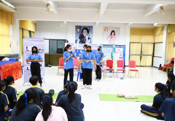 ภาพกิจกรรม  คณะวิทยาศาสตร์และเทคโนโลยี จัดกิจกรรมค่ายวิทยาศาสตร์สัญจร ปีการศึกษา 2565  โรงเรียนเรืองวิทย์พิทยาคม