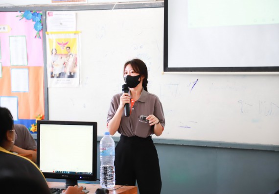 ภาพกิจกรรม  คณะวิทยาศาสตร์และเทคโนโลยี จัดกิจกรรมค่ายวิทยาศาสตร์สัญจร ปีการศึกษา 2565  โรงเรียนเรืองวิทย์พิทยาคม