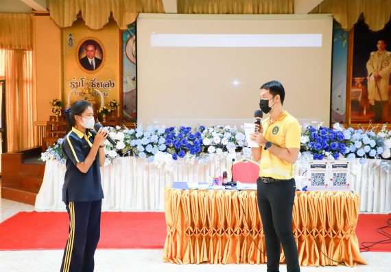 ภาพกิจกรรม  คณะวิทยาศาสตร์และเทคโนโลยี จัดกิจกรรมค่ายวิทยาศาสตร์สัญจร ปีการศึกษา 2565  โรงเรียนเรืองวิทย์พิทยาคม