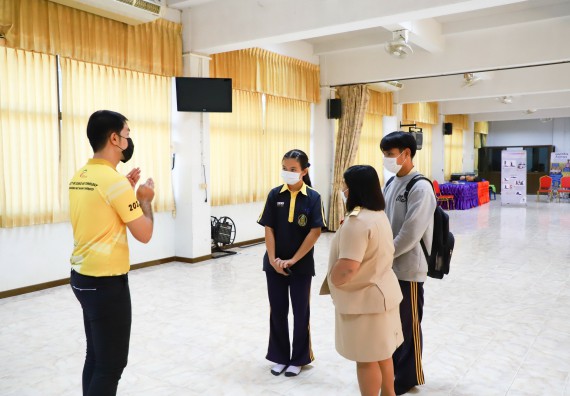 ภาพกิจกรรม  คณะวิทยาศาสตร์และเทคโนโลยี จัดกิจกรรมค่ายวิทยาศาสตร์สัญจร ปีการศึกษา 2565  โรงเรียนเรืองวิทย์พิทยาคม