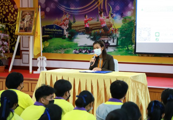 ภาพกิจกรรม  คณะวิทยาศาสตร์และเทคโนโลยี จัดกิจกรรมค่ายวิทยาศาสตร์สัญจร ปีการศึกษา 2565  โรงเรียนทุ่งโพธิ์ทะเลพิทยา